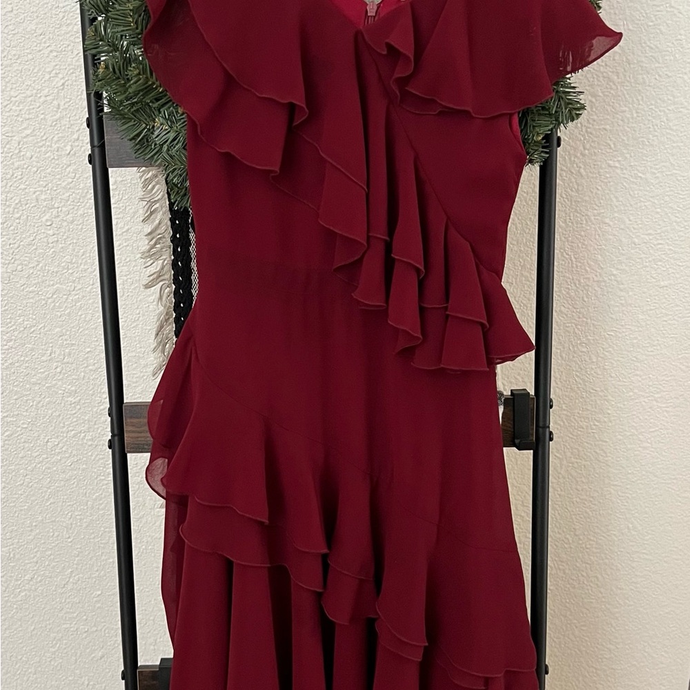 Size 6 Joyfolie ruffle maxi dress.